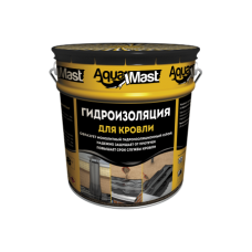 МАСТИКА БИТУМНО-РЕЗИНОВАЯ AQUAMAST, ВЕДРО 18 КГ